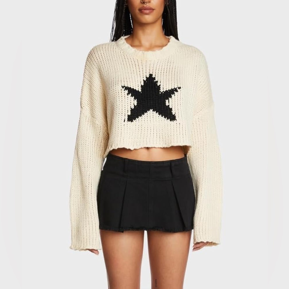Edikted Oversized cropped sweater XS/S